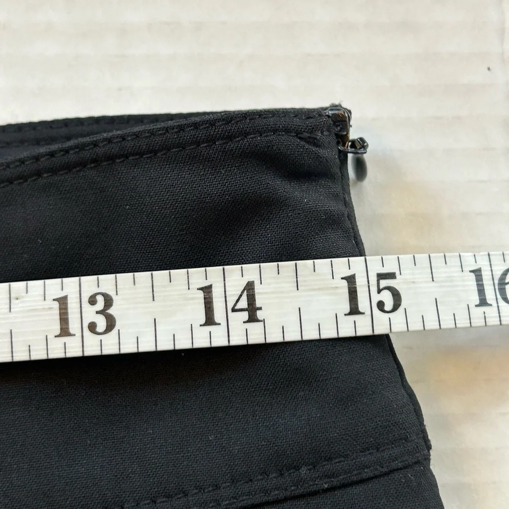 BURBERRY London black pencil skirt SZ 8 - Picture 8 of 9